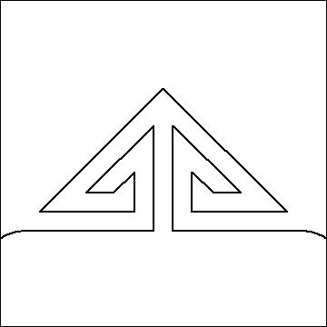 (image for) Churn Dash Modern 3 Triangle-L03963*